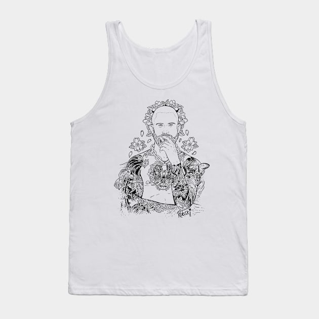 Scott humpreys - black lines Tank Top by RobskiArt